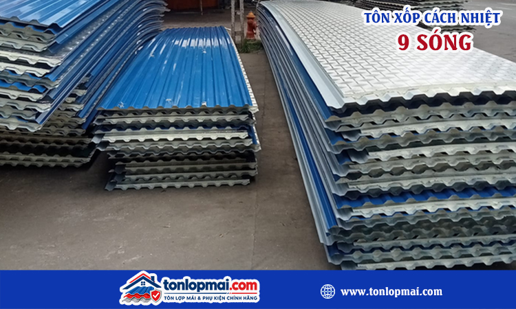 Tôn xốp cách nhiệt 9 sóng